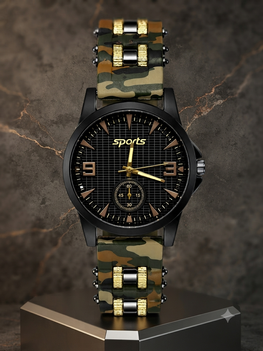 Sports Style Kid\'s Analog Watch – Black Dial