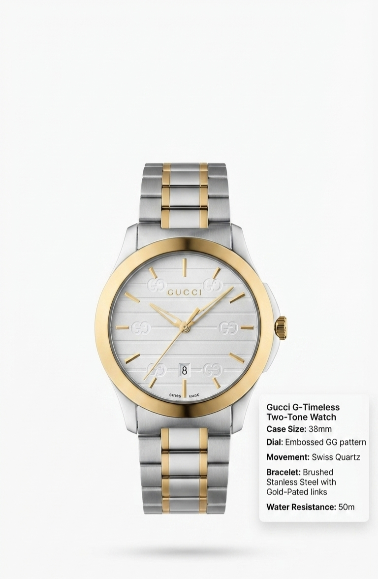 Gucci G-Timeless Two-Tone Watch