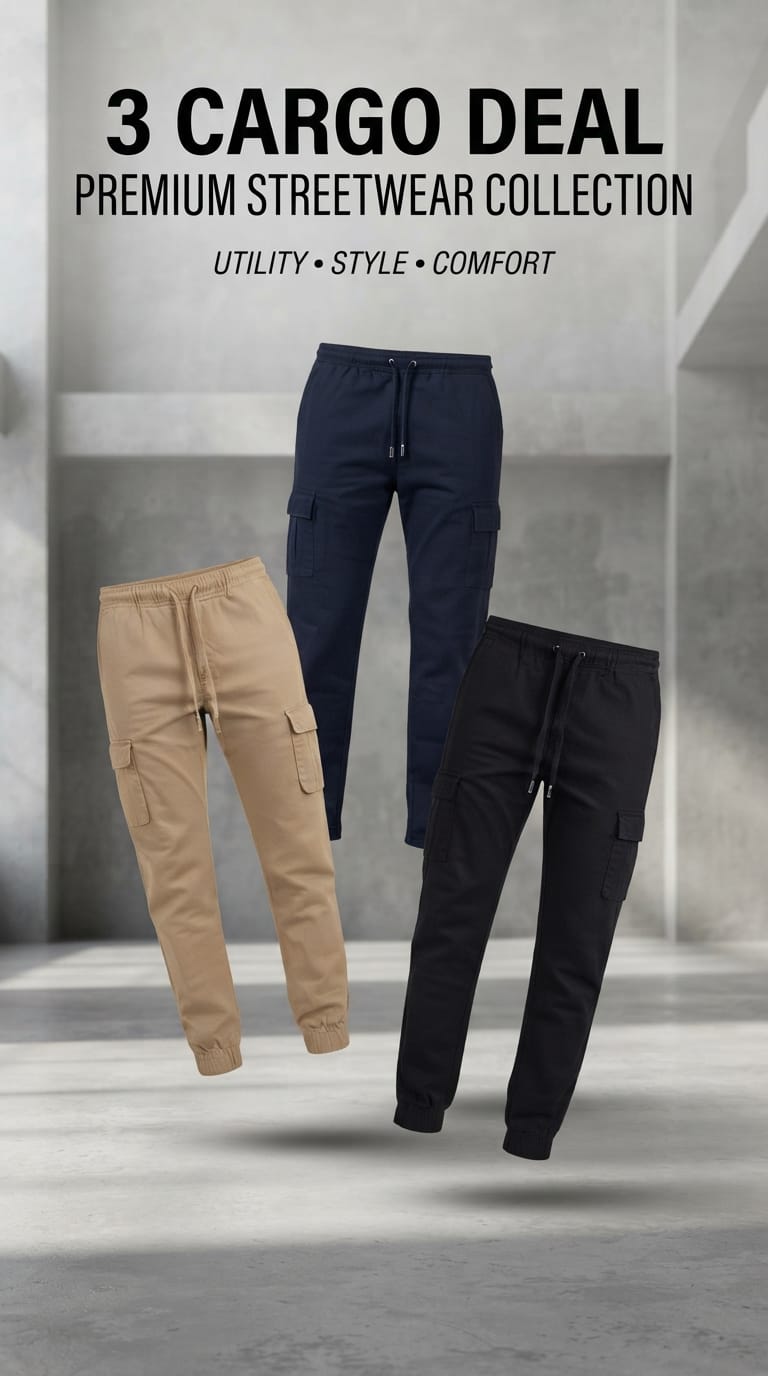 👖 3 Cargo Deal: Premium Streetwear Collection 👖